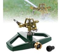 Hengrongshen Irrigatore per prato, irrigatore da giardino a 360°, grandi aree, irrigatore da giardino per prato, cortile e irrigazione erba