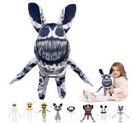Hengrongshen Zoo-nomaly Plush, 35 cm Zoo-nomaly Peluche, 2024 New Zoo Horror Game Plush per ragazzi, ragazze, adulti, Halloween, compleanno di Halloween, bambola zoo anomalia (coniglietto stampato)