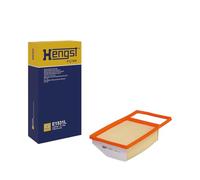 HENGST - Filtro dell'aria E1531L - Inserto filtro dell'aria per motori a benzina o diesel, resistente all'acqua