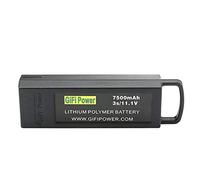 Hengwei 7500mAh 3S LiPo Battery for YUNEEC Q500 Q500+，di Grande capacità Drone Esterna di Backup Secondaria al Litio Battery Pack Drone Battery Ricambi Batteria al Litio Volante