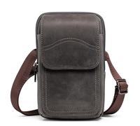 Hengwin Borsa in pelle con cintura e clip da cintura per iPhone 16 Pro Ma 16 Plus iPhone 15 14 13 Pro Max, per Galaxy S25 S24 S23 Ultra S25+ Organizzatore Marsupio con cinturino lungo per il corpo