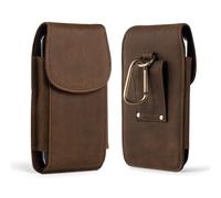 Hengwin Custodia in Pelle per iPhone 16 15 14 Pro Max Plus, Samsung Galaxy S25 S24 S23 S22 Ultra A06 F06 5G, A13, Note 20 - Con Clip per Cintura