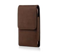 hengwin Custodia vintage in vera pelle con clip per iPhone 16 Pro Max, 16 Plus, 15 14 13 12 11 Pro Max, Samsung S25 S24 S23 S22 Ultra A06 F06 5G fodera in vita, portafoglio da viaggio (Marrone retrò)