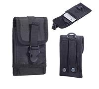 Hengwin Porta Cellulare da Cintura in Nylon, Marsupio con Clip da Cintura per iPhone 16 Pro, 16, 15, 14, 13, 12, 11 Pro, Samsung S23 S22, S21 5G, Custodia S20 S10, Piccolo Porta Carte e Portamonete