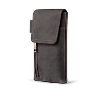 Hengwin Portacellulare in Pelle Vera, Custodia a Holster da Cintura con Clip per iPhone 16 Pro Max, 16 Plus, 15 14 13 12 11 Pro Max, Custodia per Uomo, Borsa da Lavoro per Smartphone