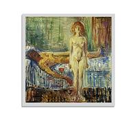 HengYun ART Arte della Parete su Tela Artista Famoso Edvard Munch La Morte di Marat II, 1907 Riproduzioni di Dipinti per la Decorazione Domestica Immagine 70x70cm Senza Cornice
