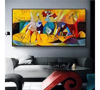 HengYun ART Quadri Famosi di Picasso Repliche Astratta Moderna della Tela di Canapa Pittura Stampa di Arte Della Parete per Soggiorno Decorazione Della Casa 55x110 cm senza cornice