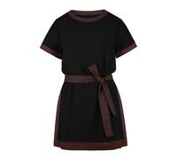 Hengzhifeng Camicia Uomo Pirata Vichinga Medievale Rinascimentale Tunic Shirts (3X-Large, Nero)