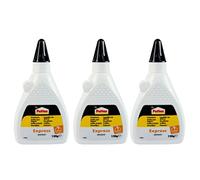 Henkel By Pattex Express - Colla per legno trasparente e ad asciugatura rapida, per lavori di bricolage versatili, colla impermeabile in pratica bottiglia, 3 x 120 g