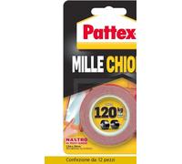 44011 Q.TA' 12 PATTEX MILLECHIODI NASTRO BIADESIVO DI MONTAGGIO