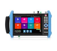 Henkion Tester CCTV 8K 32MP 4K 12MP IP Camera Test con POE++ max 90W, 8MP TVI CVI AHD CVBS CCTV Camera Monitor, 1CH SFP Interfaccia IPC Test WiFi Tester Cavo Tester Rete Tools HD I/O VGA Uscita di