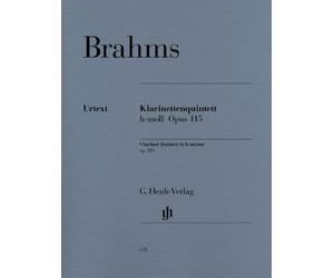 HENLE VERLAG BRAHMS J. - CLARINET QUINTET IN B MINOR OP. 115 FOR CLARINET, 2 VIOLINS, VIOLA AND VIOLONCELLO Classical sheets Chamber music