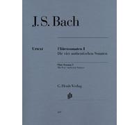 HENLE VERLAG Sonate 1 - arrangiamento per flauto traverso - Pianoforte [Note musicali] compositore: BACH Johann Sebastian