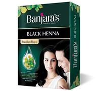 Henné Powder Hair Dye Brazillian Black 100% grigio coverage-No ammoniaca