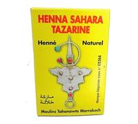 Henné Sahara Tazarine Rosso Rame/Mattone, Colorante Naturale per Pelle e Capelli