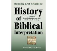 Henning Graf Reventlow History of Biblical Interpretation, Vol. 4 (Tascabile)