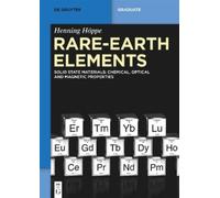 Henning Höppe Rare-Earth Elements (Tascabile) De Gruyter Textbook