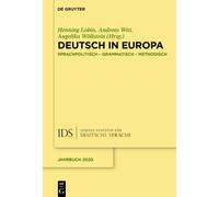 Henning Lobin Deutsch in Europa (Tascabile)