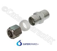 Henny Friggitrice Maschio Nipplo/Raccordo / Ptfe Oliva Rondella / Dado Esagonale