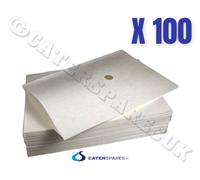 Henny Penny Friggitrice Pollo Filtro Olio Carta Busta Foglio X 100 Pezzi HP12102