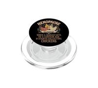 Henopause - Divertente gallina con disegno grafico PopSockets PopGrip per MagSafe