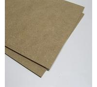 Henor Confezioni da 2 Un. Tavole in legno da 5 mm DM (MDF). DIN A2 - 594x420x5 Mm. Supporto per artigianato, puzzle, fai-da-te, disegno, decorazione, laser, pittura.