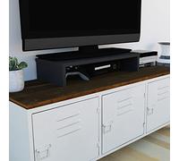 Henor Supporto per monitor Rialzo Tv Legno FSC® 62 x 26.5 x 12 cm supporta 50 kg Grafite