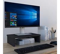 Henor Supporto per monitor Rialzo Tv Legno FSC® 42 x 26.5 x 12 cm supporta 50 kg Grafite