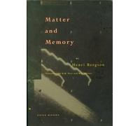 Henri Bergson Matter and Memory (Tascabile)
