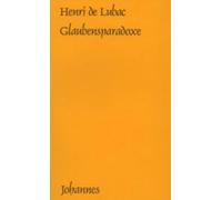 Henri de Lubac Hans Urs von Balth Glaubensparadoxe (Sammlung Kriter (Tascabile)