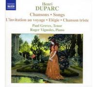 Henri Duparc Songs for Tenor and Piano (Groves, Vignoles, Pulley) (CD) Album