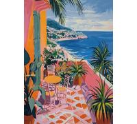 Henri Matisse Poster Stampe A Colori Immagine Astratta Del Paesaggio Della Parete Della Parete》Case Vicino Al Mare》Henri Matisse Pittura Su Tela Per La Decorazione Della Casa 60x90cm Senza Cornice