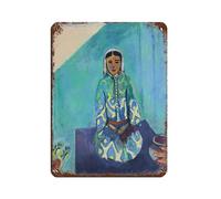 Henri Matisse - Targa in metallo vintage con Zorah sulla terrazza, decorazione artistica da parete per pub, club, caffetteria, bar, casa, poster decorativo retrò, 30 x 40 cm