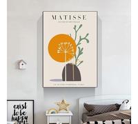 Henri Matisse Wall Art Henri Matisse Pittura su Tela Il Sole e Le Piante Stampe Poster in Stile Moderno per Home Decor Picture 40x60cmx1 Senza Cornice