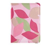 Henri Style Leaf Petal Custodia porta passaporto in pelle colorata Combo per viaggio Vaccino Custodia protettiva per passaporto per uomo Ultra Slim
