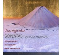 Henri Vieuxtemps Duo Agineko: Sonatas for Viola and Piano (CD) Album