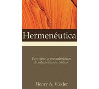 Henry A Virkler Hermenéutica (Tascabile)