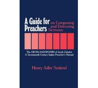 Henry Adler Soslan A Guide for Preachers on Composing and Del (Copertina rigida)
