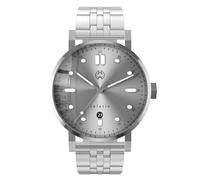 Henry ARCHER RELATIV - VINTER STON Swiss Quarzo Acciaio Argento Data Orologio Uomo