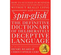Henry Beard Christopher Cerf Spinglish (Copertina rigida)