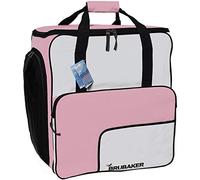 Henry Brubaker, pratico zaino per sport invernali, super funzionale, adatto per attrezzatura da sci e snowboard incluso il casco., donna Uomo Bambino, SUPERFUNC_OL_RosaWeiss, Pink, 43 l