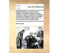 Henry Care English Liberties (Tascabile)