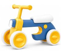 Henry & Colin Bicicletta per bambini, senza pedale, prima bicicletta a 4 ruote, per bambini e bambine, con sedile stabile e struttura durevole, per 1-3 anni (blu)