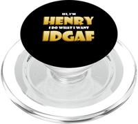 Henry Costume IDGAF Funny Meme Halloween Costume For Henrys PopSockets PopGrip per MagSafe