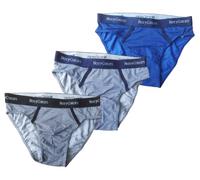 Henry Cotton's Slip Uomo bielastico 3 o 6 Pezzi HC/su/A7 Cotone Intimo Fantasia (3, S)