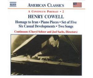 Henry Cowell Continuum Portrait, a 2 (Sachs, Seltzer, Continuum) (CD) Album