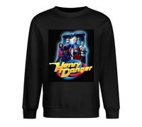 Henry Danger Control Room Graphic Kawaii Clothes Designer Men Men's Long Sleeve Crewneck 100% Cotton Pullover Sweatshirts Black S