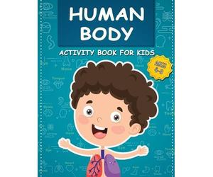 Henry Darwin Human Body Activity Book for Kids Ages 4-8 (Tascabile)