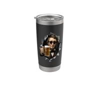 Henry David Thoreau Bicchiere termico in acciaio inox doppia parete