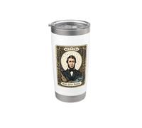 Henry David Thoreau Bicchiere termico in acciaio inox doppia parete